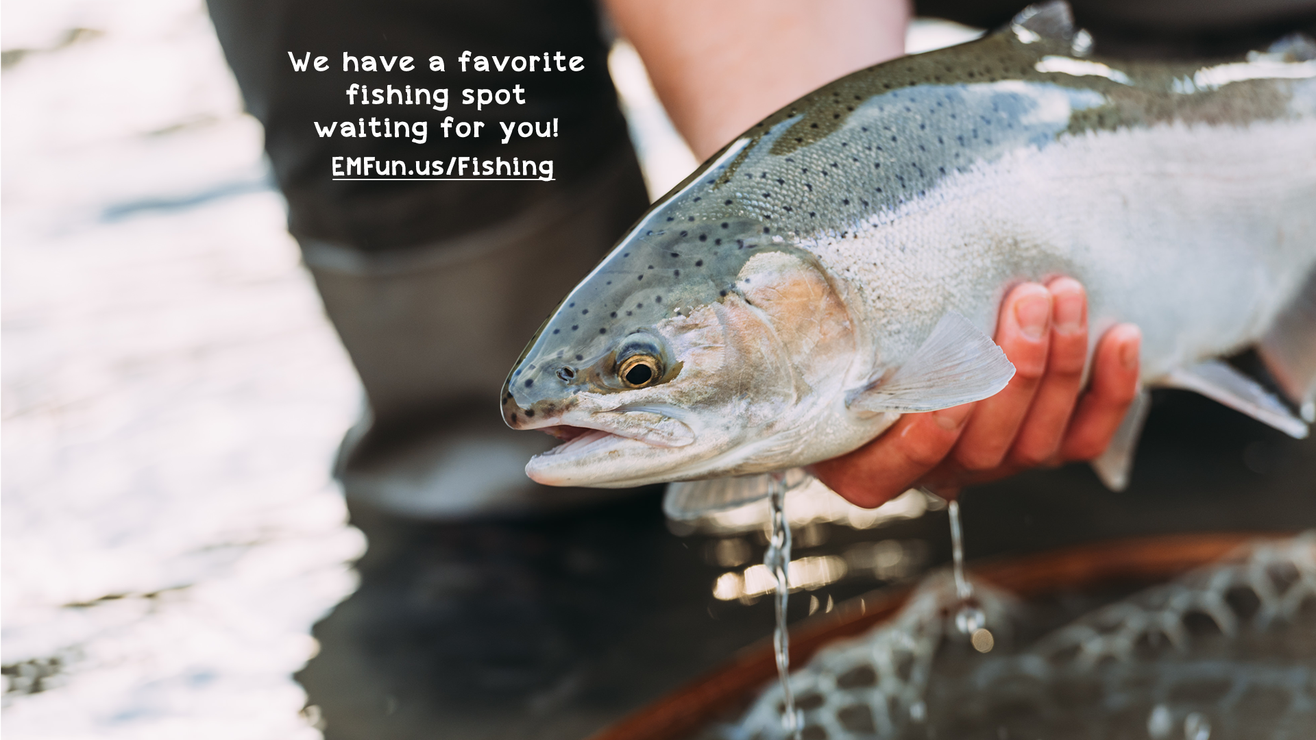 We have a favorite fishing spot waiting for you!