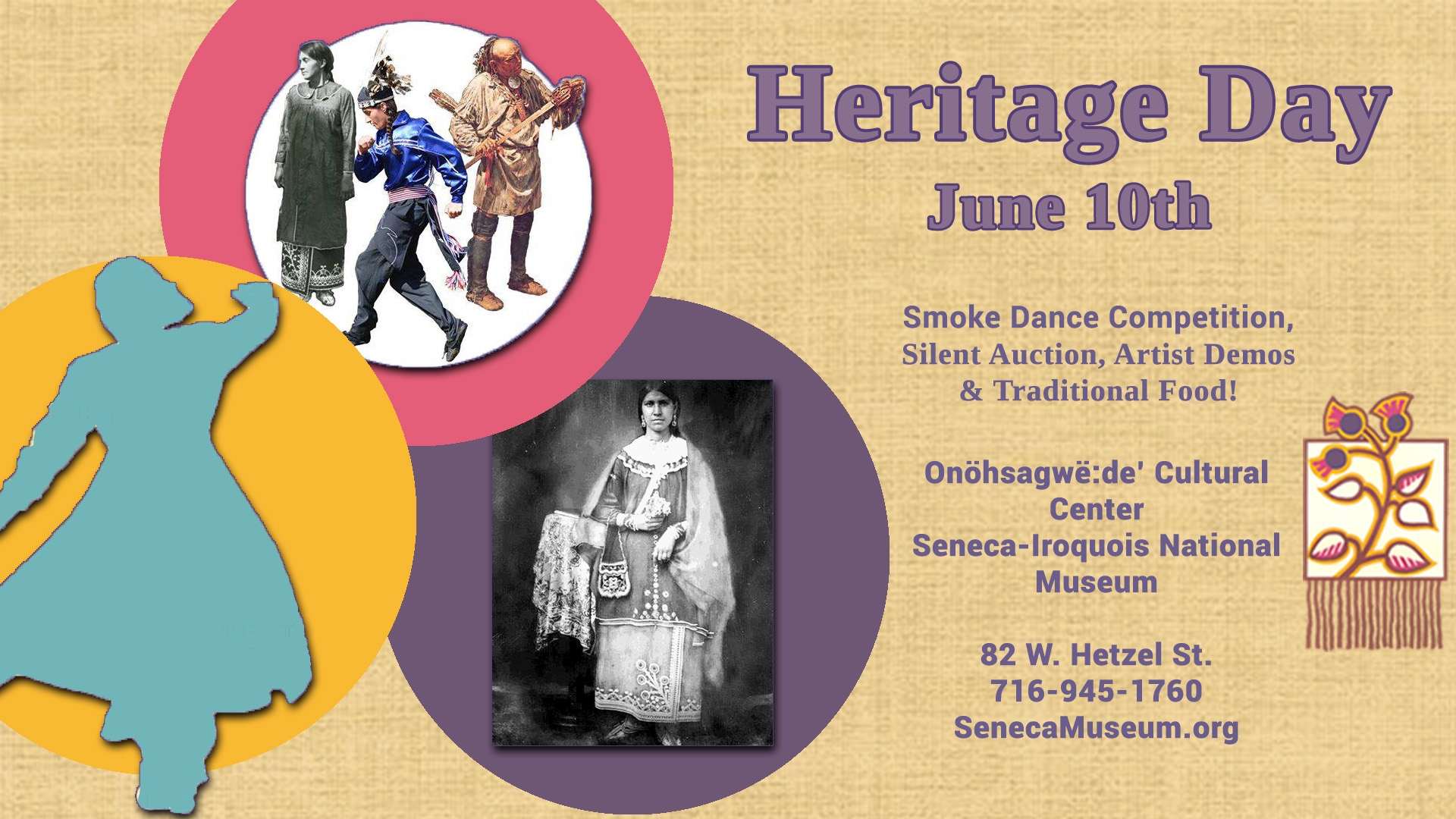 Heritage Day poster for the Seneca Nation