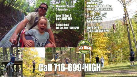Sky High Adventure Park collage