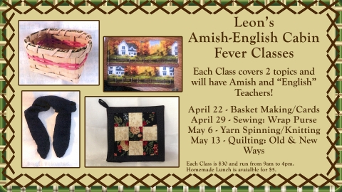 Leon hosts Four Amish-English Classes 
