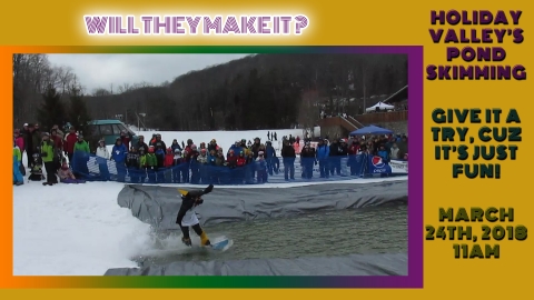 Holiday Valley's 2018 Pond Skimming