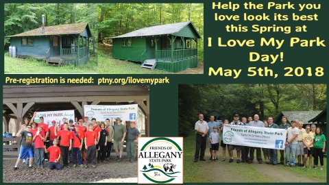 2018 I Love My Park Day at Allegany State Park