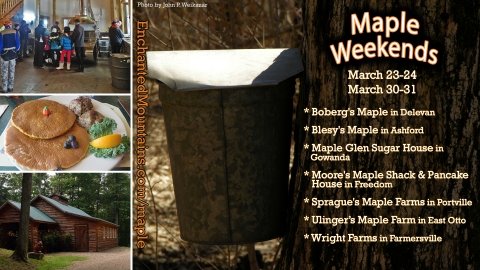 Maple Weekends in Cattaraugus County 