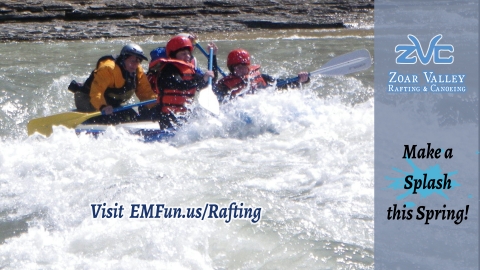 Whitewater rafting the "Catt"