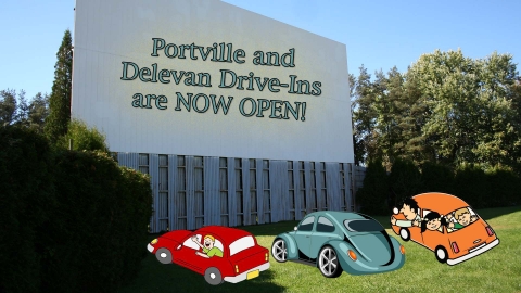 Portville and Delevan Drive-Ins now Open