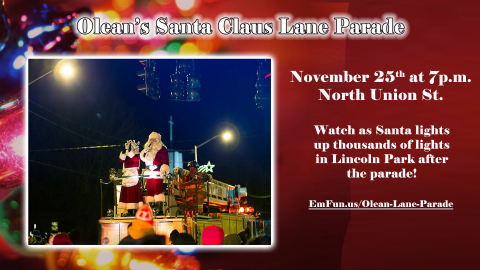 Santa Claus Lane Parade, EmFun.us/Olean-Lane-Parade