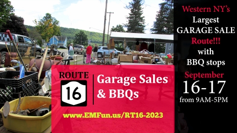 Rt. 16 Garage Sales & BBQ