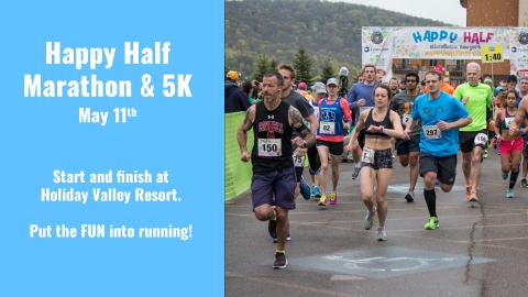 Happy Half Marathon & 5K, May 11th