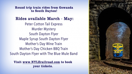 NYLE Train Rides March-May