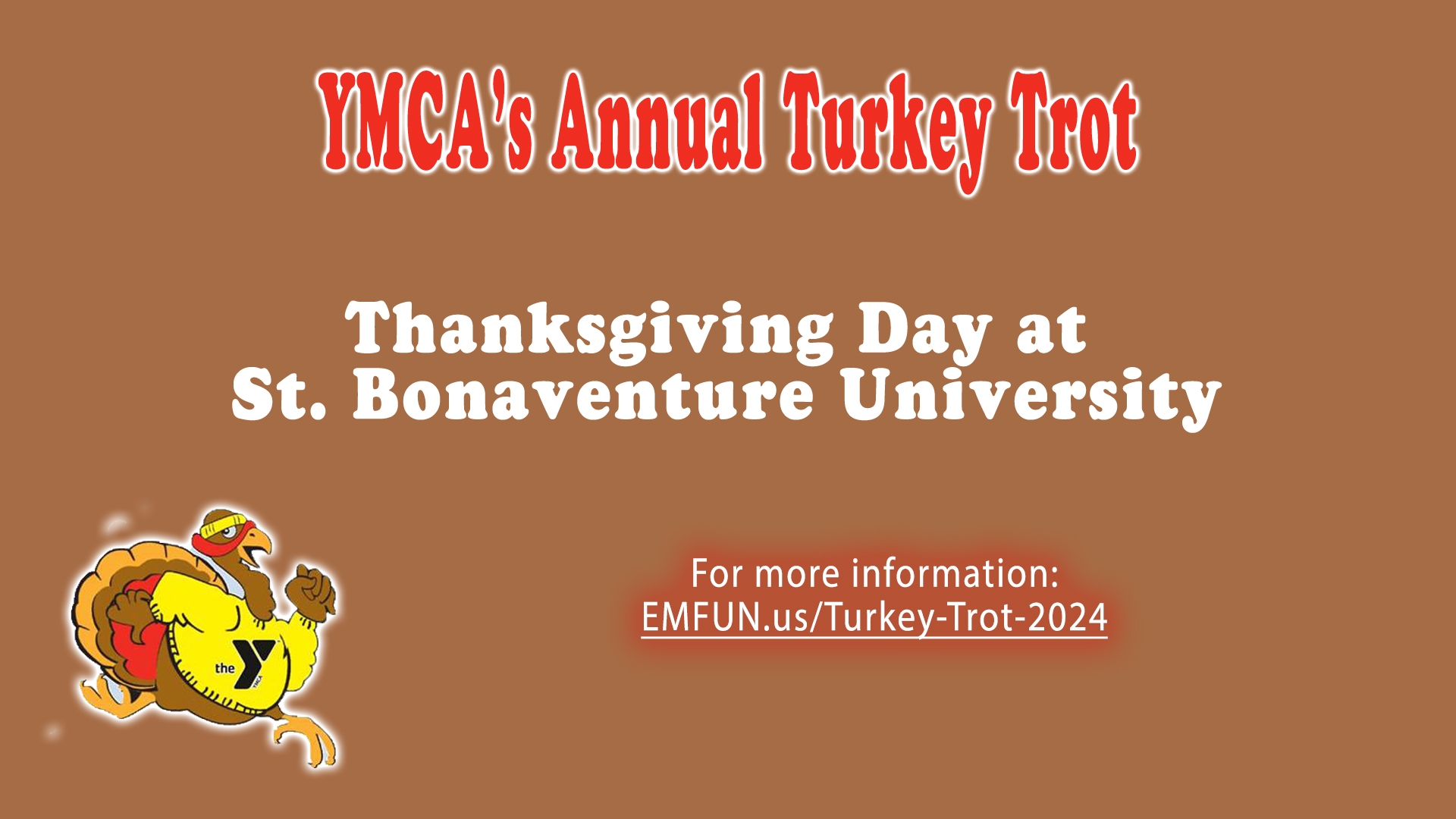 Turkey Trot at St. Bonaventure, November 28th