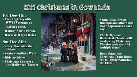 Celebrate Christmas in Gowanda