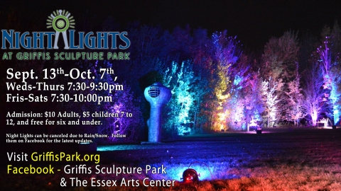 2018 Griffis Sculpture Park Night Lights