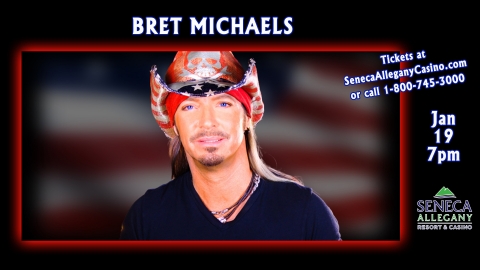 Bret Michaels at the Seneca Allegany Resort and Casino