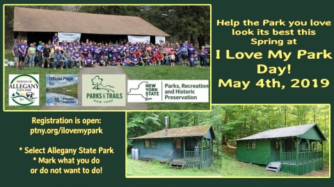 2019 I Love My Park Day at Allegany State Park 