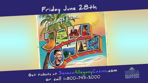 Jake Owen at the Seneca Allegany Casino