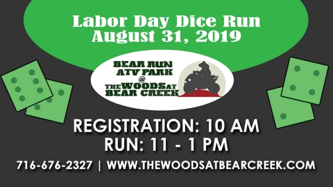 Labor Day ATV Dice Run at The Woods at Bear Creek