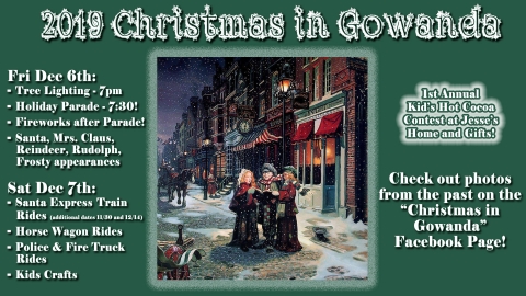 Christmas in Gowanda is December 6-7 2019