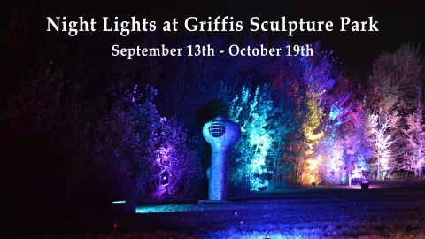 Night Lights at Griffis Sculpture Park