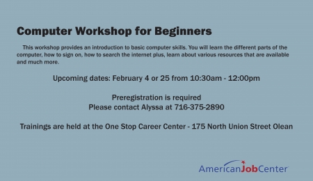 Computer Workshop for Beginners